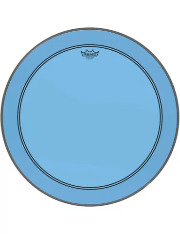  REMO P3-1324-CT-BU Parche Powerstroke 3 Colortone para bombo, azul, 24 "|MusicGoodDeal 