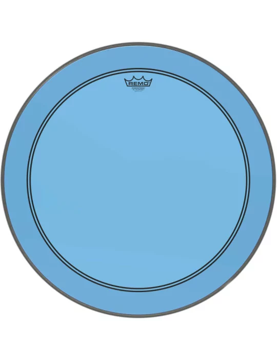  REMO P3-1324-CT-BU Parche Powerstroke 3 Colortone para bombo, azul, 24 "|MusicGoodDeal 