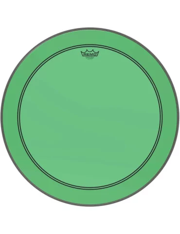  REMO P3-1324-CT-GN Parche de tambor Powerstroke 3 Colortone, verde, 24 "|MusicGoodDeal 