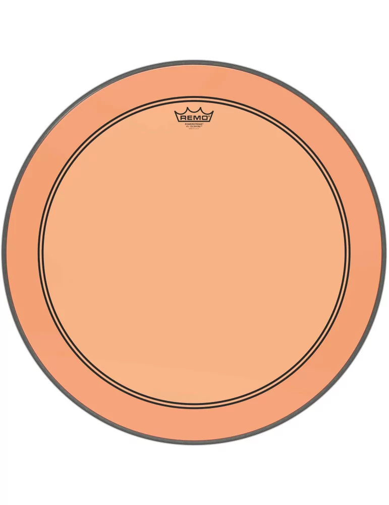  REMO P3-1324-CT-OG Parche Powerstroke 3 Colortone para bombo, naranja, 24 "|MusicGoodDeal 