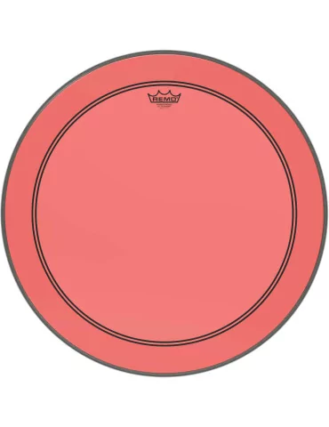  REMO P3-1324-CT-RD Parche Powerstroke 3 Colortone para bombo, rojo, 24 "|MusicGoodDeal 