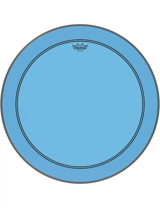  REMO P3-1326-CT-BU Parche Powerstroke 3 Colortone para bombo, azul, 26 "|MusicGoodDeal 