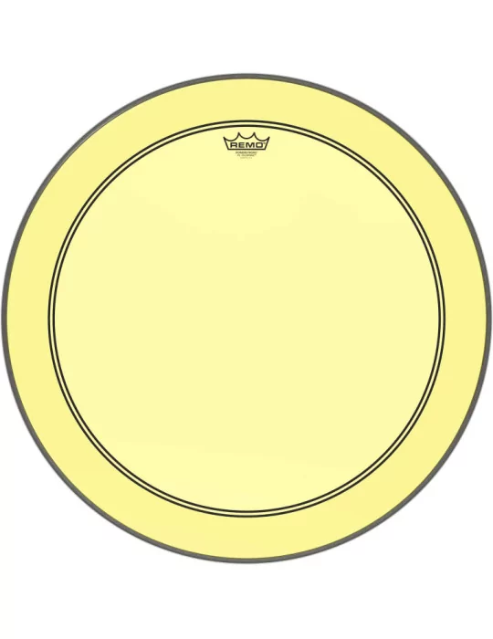  REMO P3-1326-CT-YE Parche Powerstroke 3 Colortone para bombo, amarillo, 26 "|MusicGoodDeal 