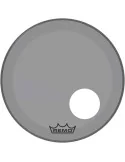  REMO P3-1320-CT-SMOH Parche Powerstroke 3 Colortone para bombo, ahumado, 20 ", con orificio descentrado de 5"|MusicGoodDeal 