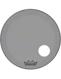  REMO P3-1326-CT-SMOH Parche Powerstroke 3 Colortone para bombo, ahumado, 26 ", con orificio descentrado de 5"|MusicGoodDeal 