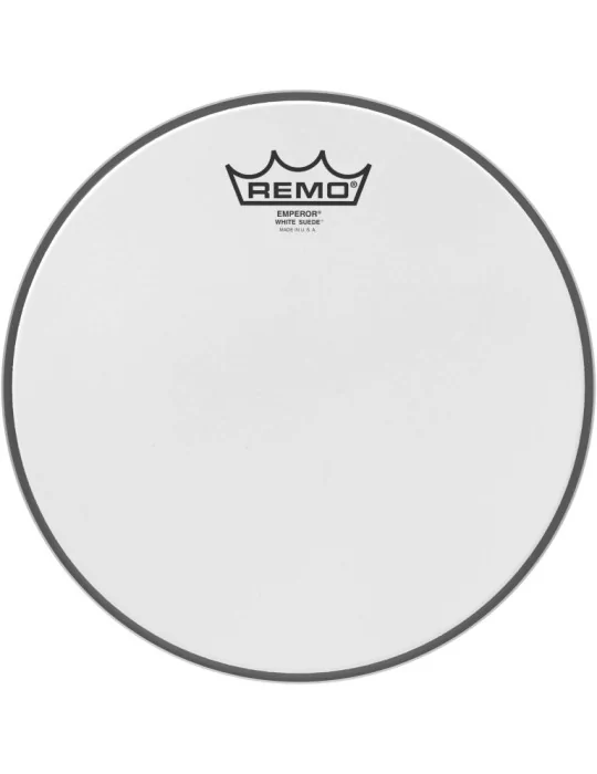  REMO BE-0810-WS 10" White Suede Emperor drumhead|MusicGoodDeal 