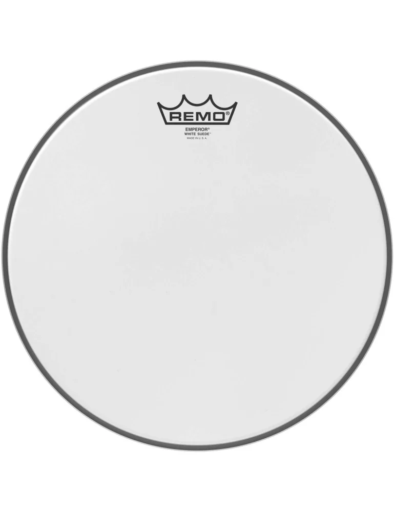  REMO BE-0812-WS 12" White Suede Emperor drumhead|MusicGoodDeal 