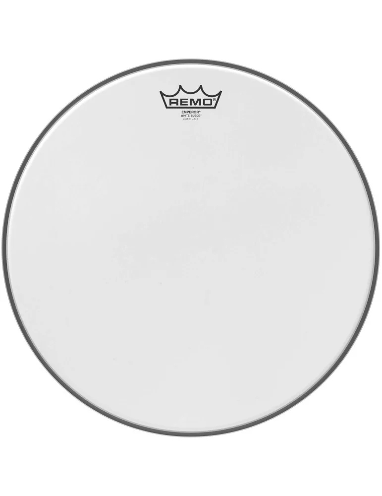  REMO BE-0815-WS 15" White Suede Emperor drumhead|MusicGoodDeal 
