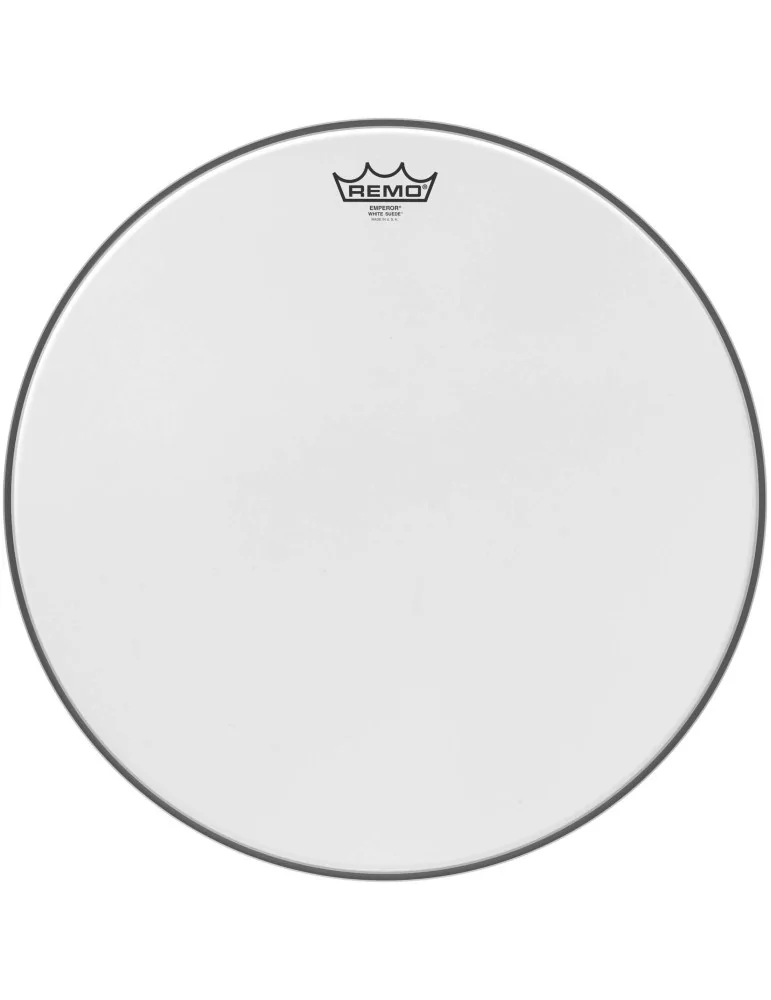  REMO BE-0818-WS 18" White Suede Emperor drumhead|MusicGoodDeal 