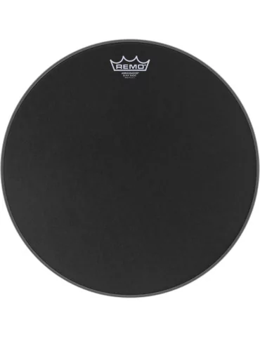  REMO BA-0816-ES 16" Black Suede Ambassador Snare/ Floortom Head|MusicGoodDeal 