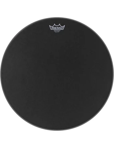  REMO BA-0818-ES 18" Black Suede Ambassador Snare/ Floortom Head|MusicGoodDeal 