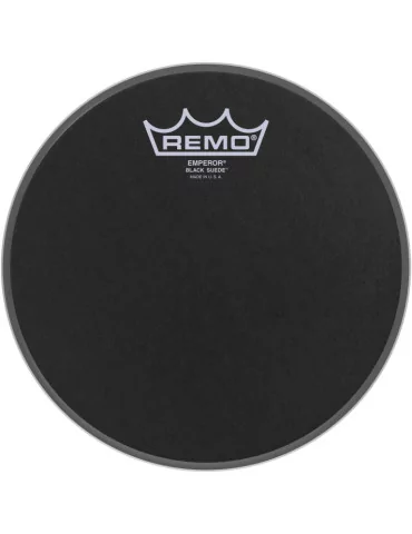  REMO BE-0808-ES 08" Black Suede Emperor Tom Head|MusicGoodDeal 