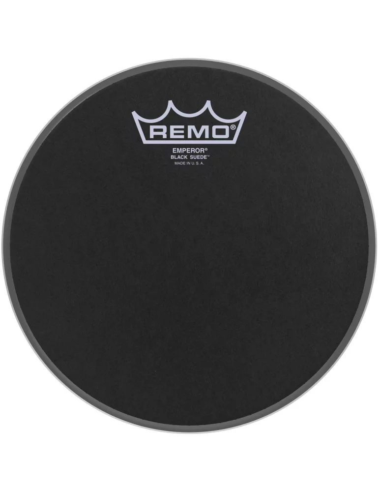  REMO BE-0808-ES 8"  BLACK SUEDE EMPEROR|MusicGoodDeal 