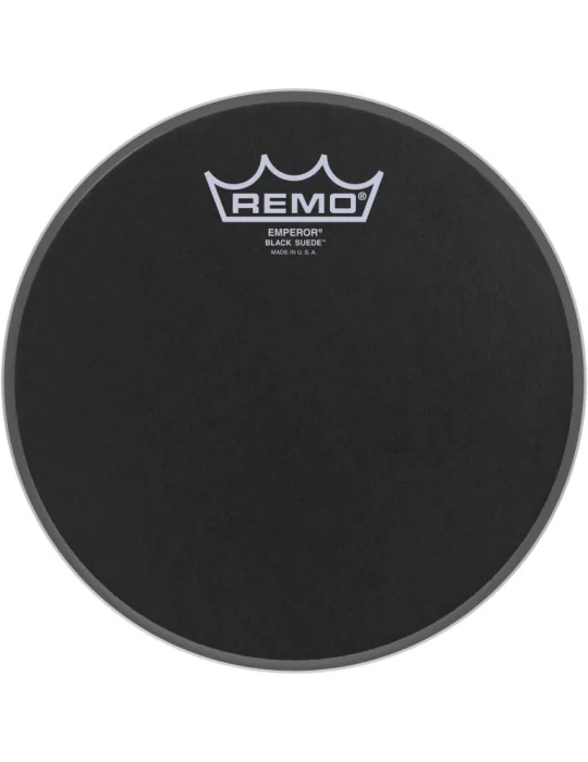  REMO BE-0808-ES 8"  BLACK SUEDE EMPEROR|MusicGoodDeal 
