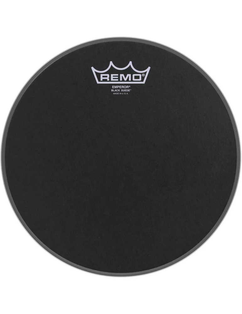  REMO BE-0810-ES 10" Black Suede Emperor Tom/ Snare head|MusicGoodDeal 