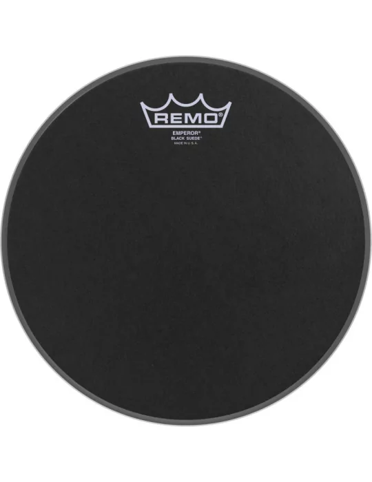  REMO BE-0810-ES 10" Black Suede Emperor Tom/ Snare head|MusicGoodDeal 