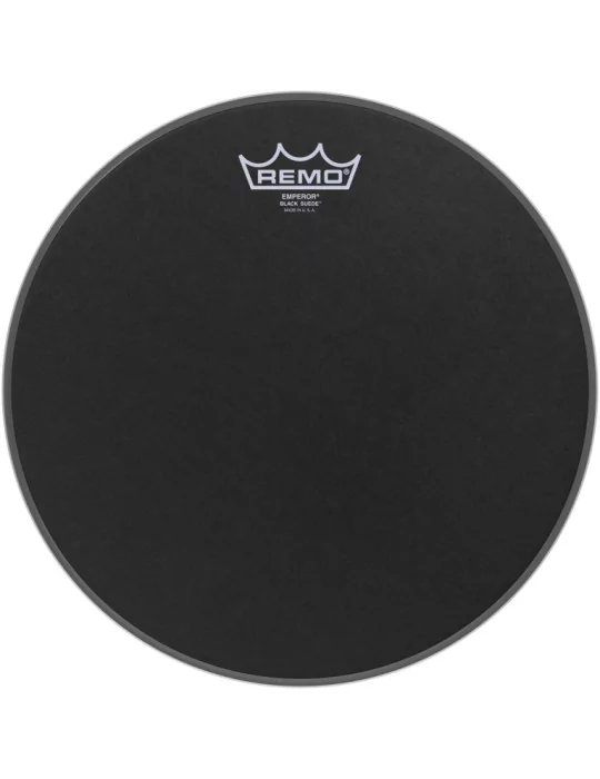  REMO BE-0812-ES 12" Black Suede Emperor Tom/ Snare head|MusicGoodDeal 