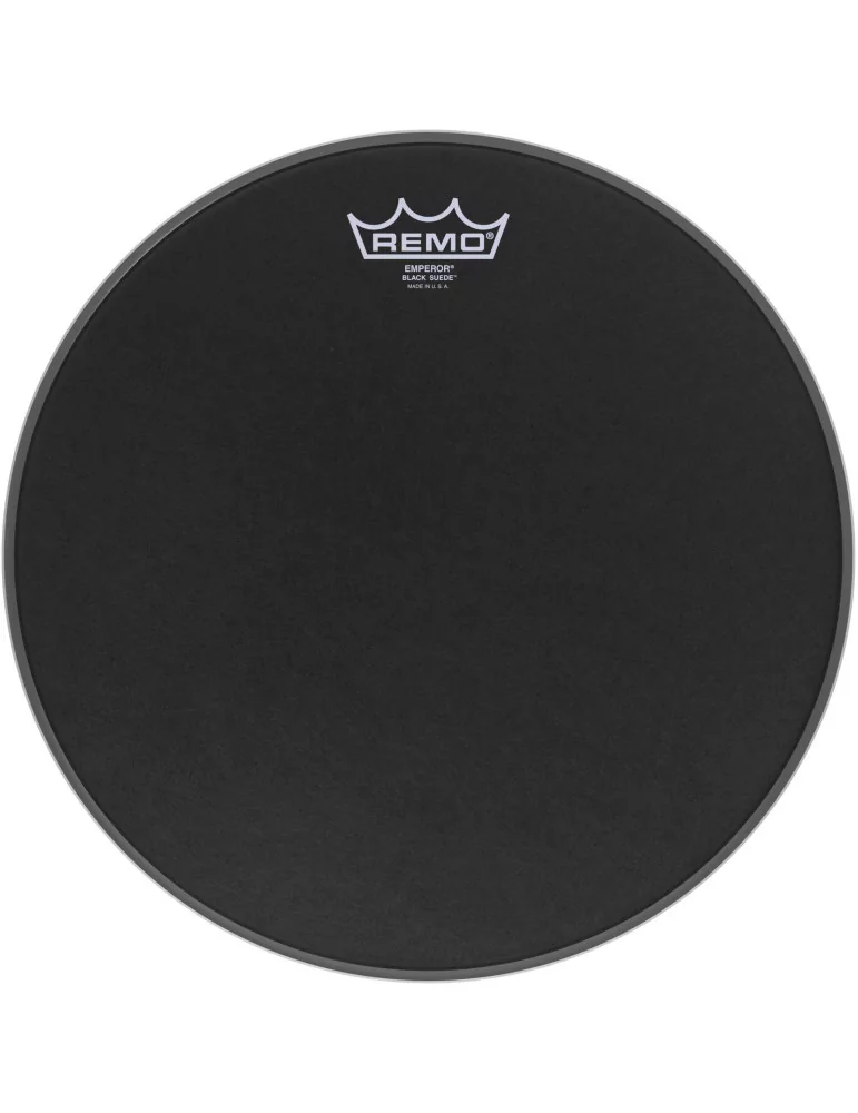  REMO BE-0813-ES 14" Black Suede Emperor Tom/ Snare head|MusicGoodDeal 