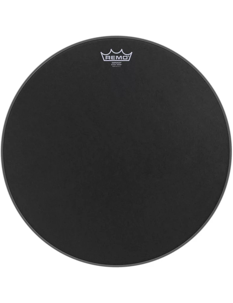  REMO BE-0818-ES 18" BLACK SUEDE EMPEROR|MusicGoodDeal 