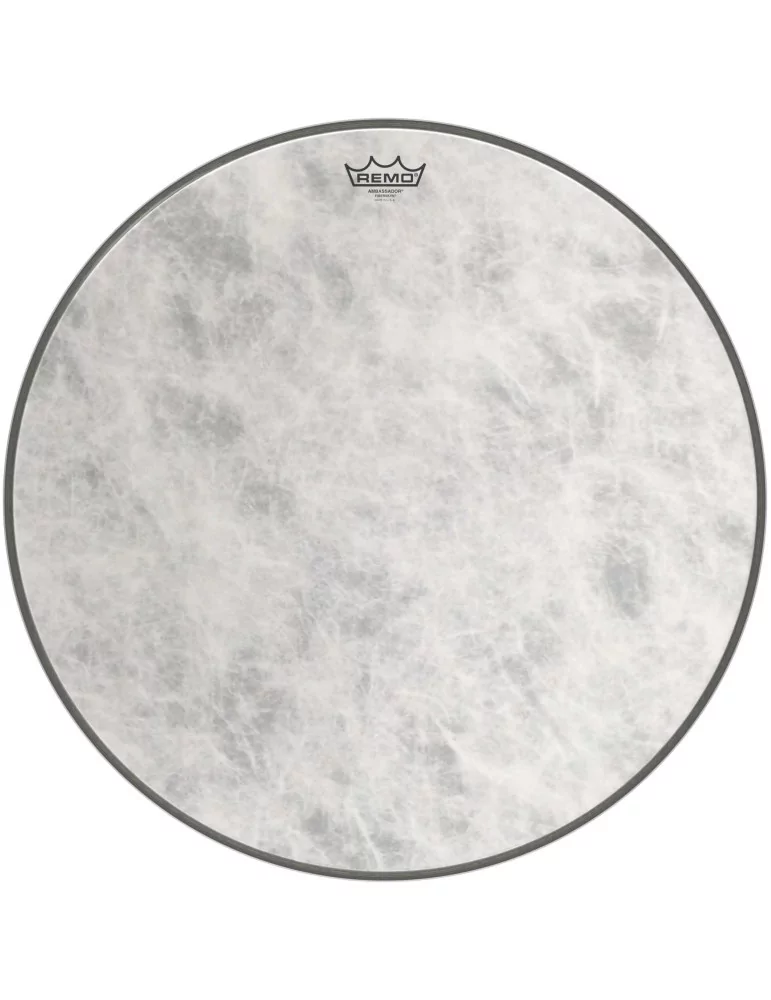 REMO FA-1524-00 24" Fiberskyn 3 Ambassador Bass Drum head|MusicGoodDeal 