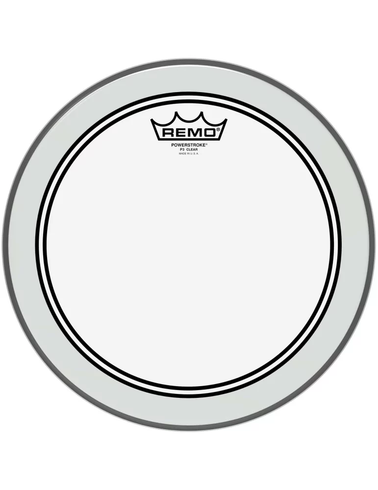  REMO P3-0312-BP 12" Powerstroke 3 Ambassador Clear Tom/ Snare head|MusicGoodDeal 