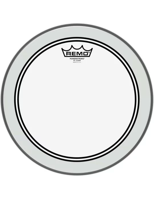  REMO P3-0312-BP 12" Powerstroke 3 Ambassador Clear Tom/ Snare head|MusicGoodDeal 