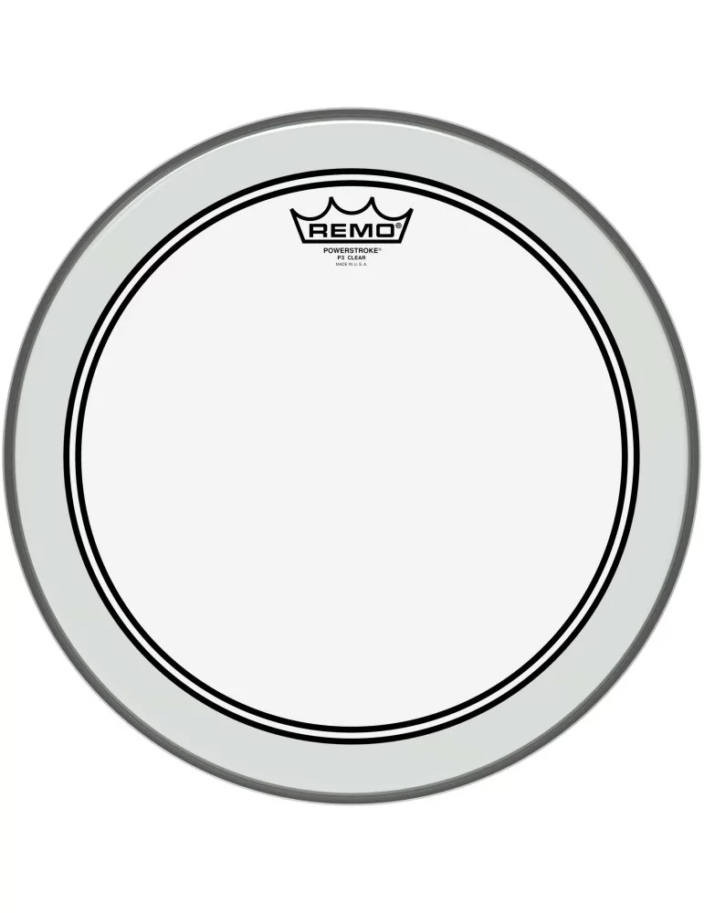  REMO P3-0313-BP 13" PWRSTRK.3 CLEAR|MusicGoodDeal 