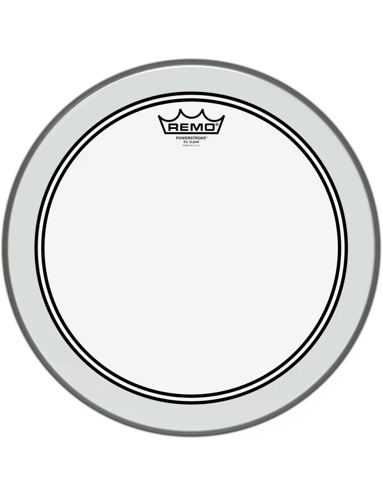  REMO P3-0314-BP 14" Powerstroke 3 Ambassador Clear Tom/ Snare/ Floortom head|MusicGoodDeal 