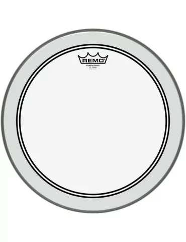  REMO P3-0315-BP 15" Powerstroke 3 Ambassador Clear Tom/ Snare/ Floortom Head|MusicGoodDeal 