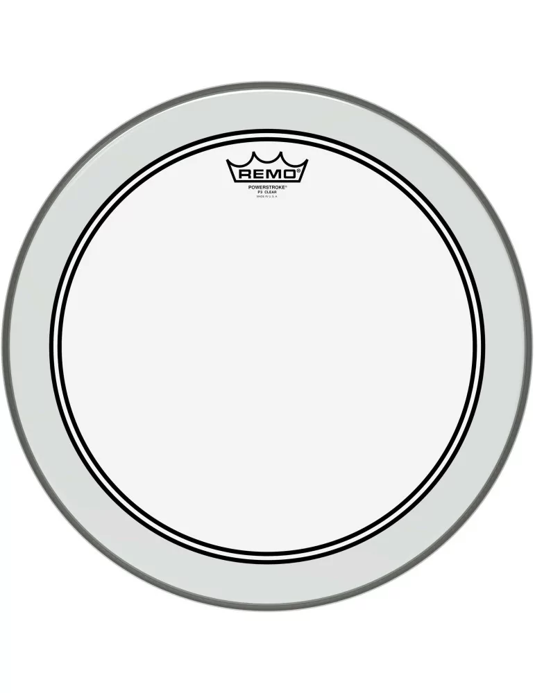  REMO P3-0316-BP 16" PWRSTRK.3 CLEAR|MusicGoodDeal 