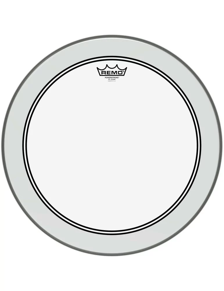  REMO P3-0318-BP Cabeza transparente Powerstroke 3 Ambassador de 18 "para Tom de pie|MusicGoodDeal 