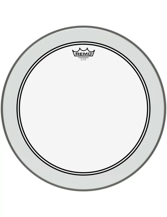  REMO P3-0318-BP Cabeza transparente Powerstroke 3 Ambassador de 18 "para Tom de pie|MusicGoodDeal 