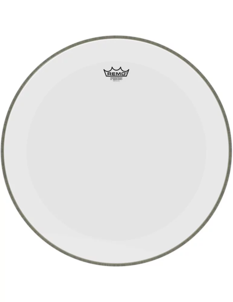  REMO P3-1222-C1 Parche Powerstroke 3 blanco liso de 22 "para bombo|MusicGoodDeal 