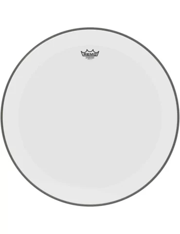  REMO P3-1224-C1 24" Powerstroke 3 Smooth White bass drum head|MusicGoodDeal 