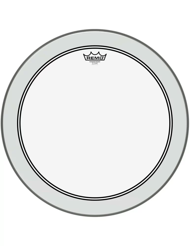  REMO P3-1318-C2 Parche Powerstroke 3 transparente de 18 "para bombo|MusicGoodDeal 