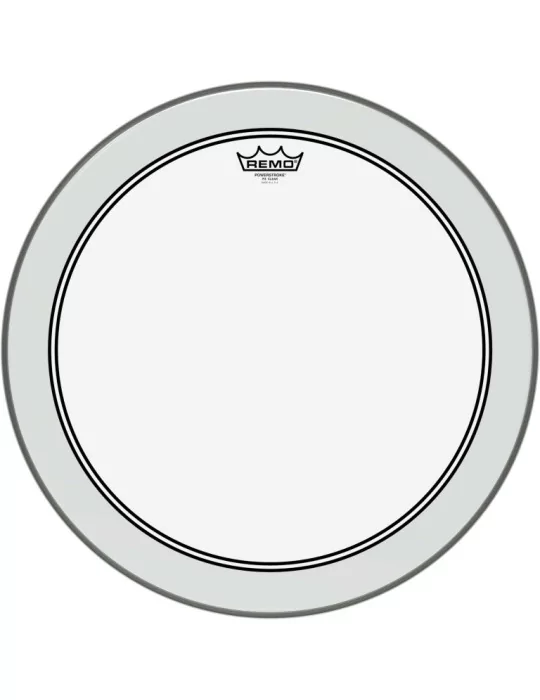  REMO P3-1318-C2 Parche Powerstroke 3 transparente de 18 "para bombo|MusicGoodDeal 