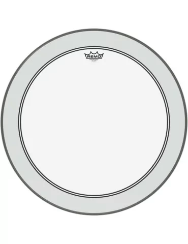  REMO P3-1324-C2 24" Powerstroke 3 Ambassador clear bass drum head|MusicGoodDeal 