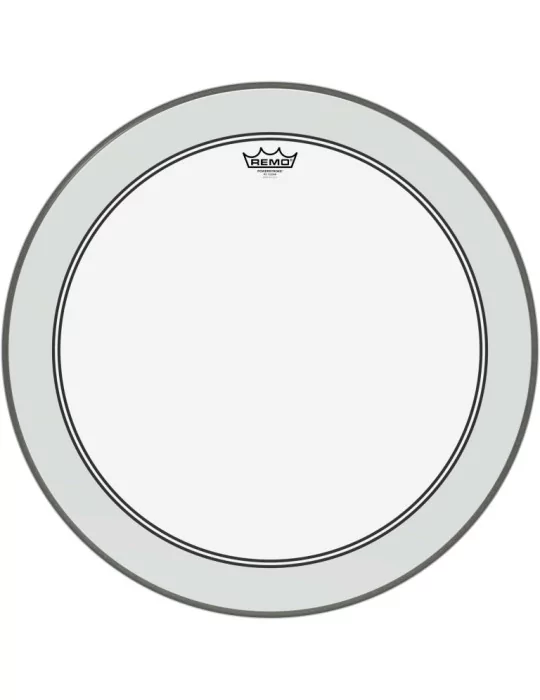  REMO P3-1324-C2 Cabezal Powerstroke 3 transparente de 24 "para bombo|MusicGoodDeal 