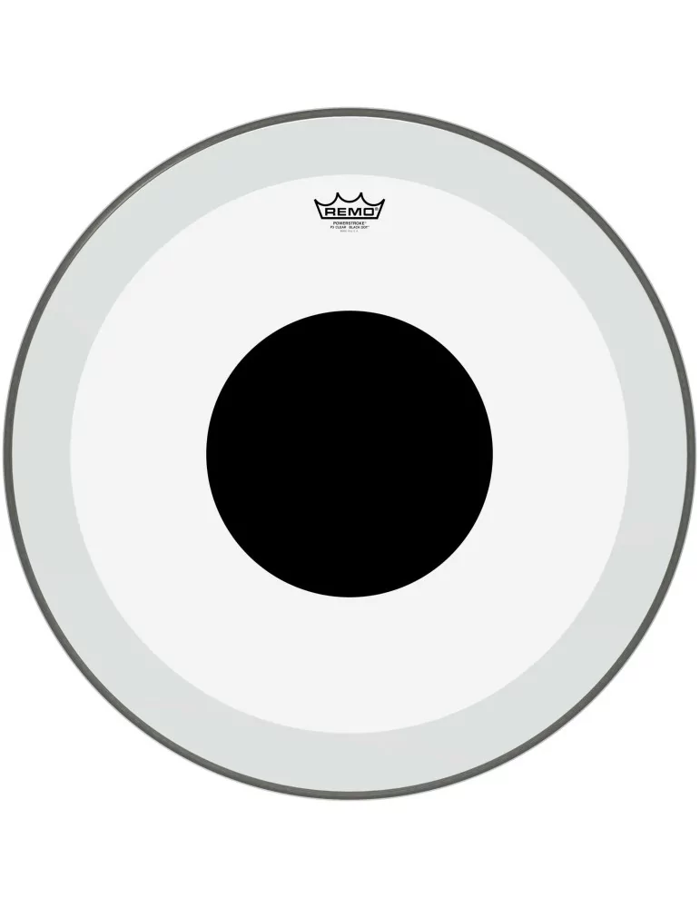  REMO P3-1324-10 Cabezal Powerstroke 3 transparente de 24 "para bombo|MusicGoodDeal 