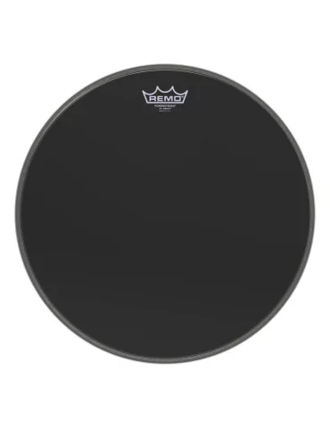 REMO P3-1016-ES 16" Powerstroke 3 Ebony bass drum head with DynamO reinforcement ring|MusicGoodDeal 