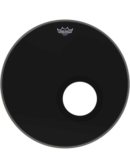 REMO P3-1020-ES-DM Parche Powerstroke 3 Ebony 20 "para bombo|MusicGoodDeal 