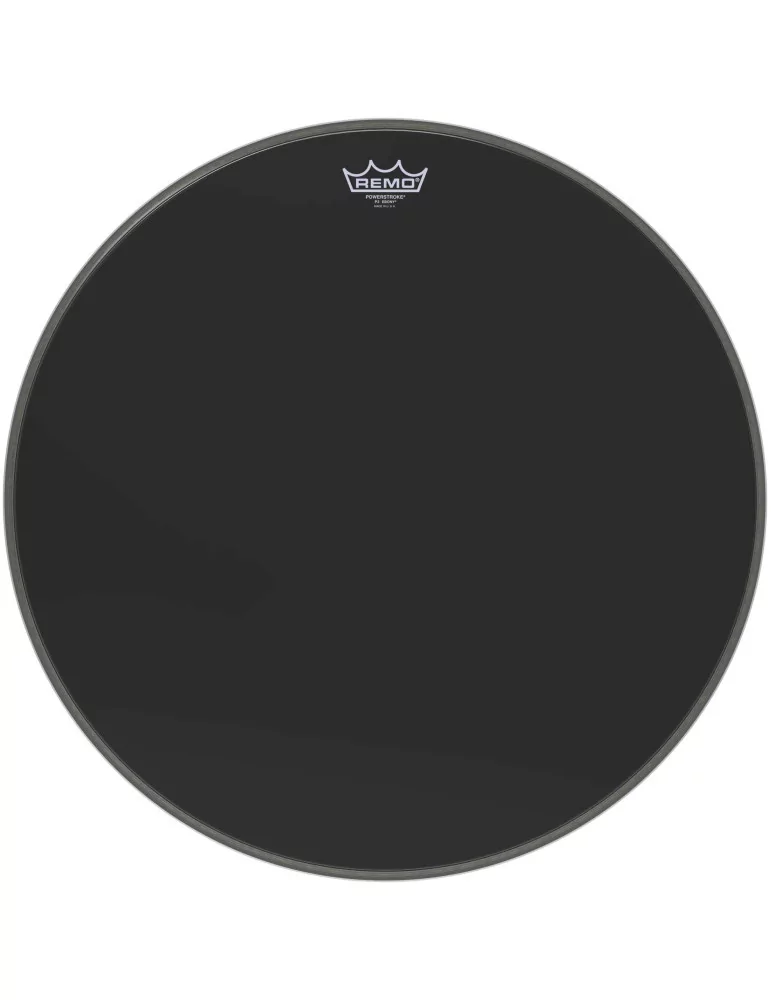  REMO P3-1022-ES Parche Powerstroke 3 Ebony 22 "+ refuerzo para bombo|MusicGoodDeal 