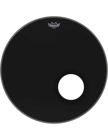  REMO P3-1022-ES-DM Parche Powerstroke 3 Ebony 22 "para bombo|MusicGoodDeal 