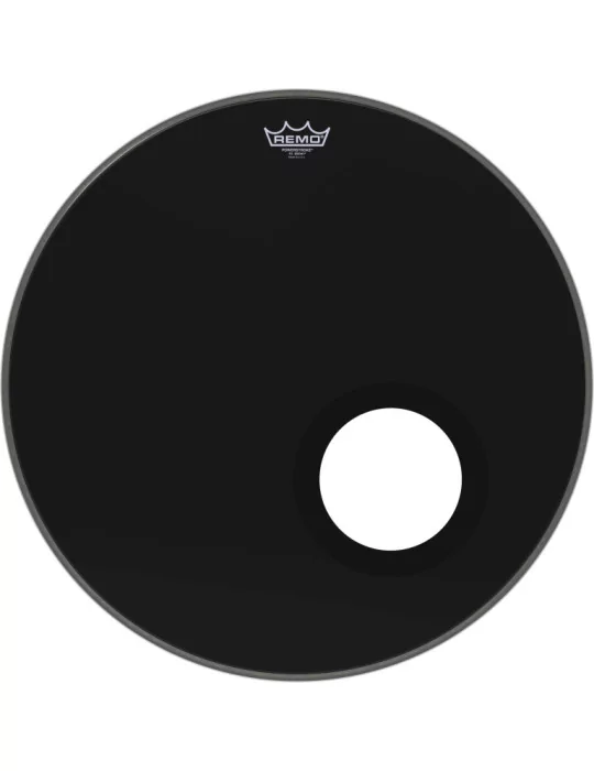  REMO P3-1022-ES-DM Parche Powerstroke 3 Ebony 22 "para bombo|MusicGoodDeal 