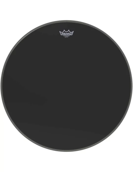  REMO P3-1024-ES Parche Powerstroke 3 Ebony 24 "+ refuerzo para bombo|MusicGoodDeal 