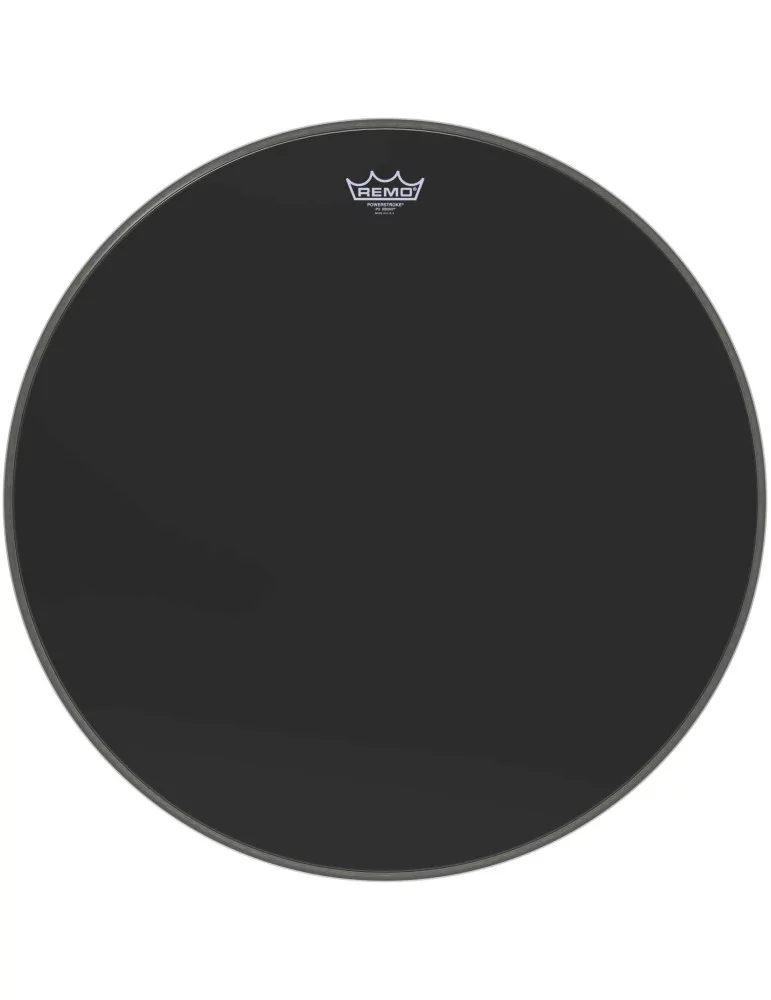  REMO P3-1026-ES Powerstroke 3 Ebony parche 26 "+ refuerzo para bombo|MusicGoodDeal 