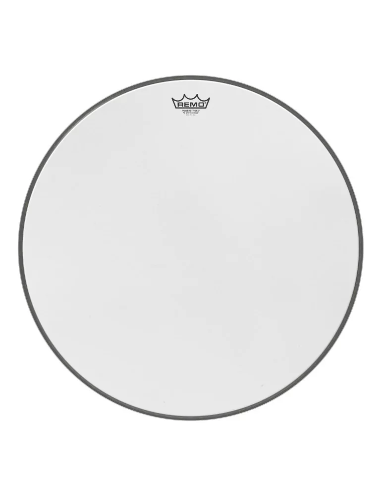  REMO P3-1822-WS 22" POWERSTROKE 3 WHITE SUEDE|MusicGoodDeal 