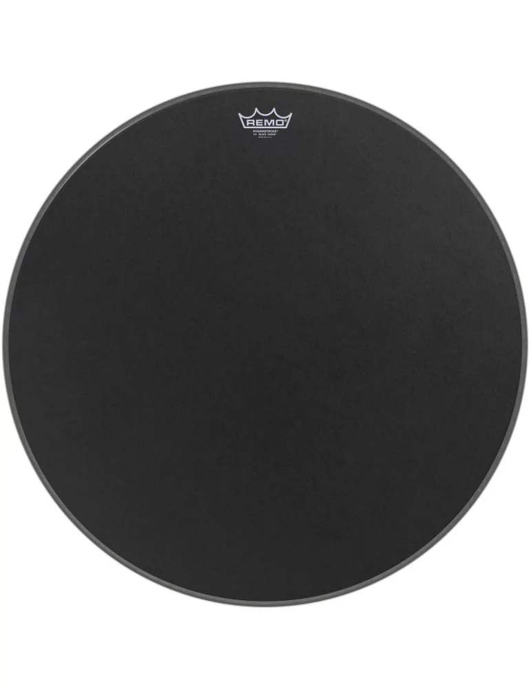  REMO P3-1818-ES Parche Powerstroke 3 Black Suede 18 "para bombo|MusicGoodDeal 