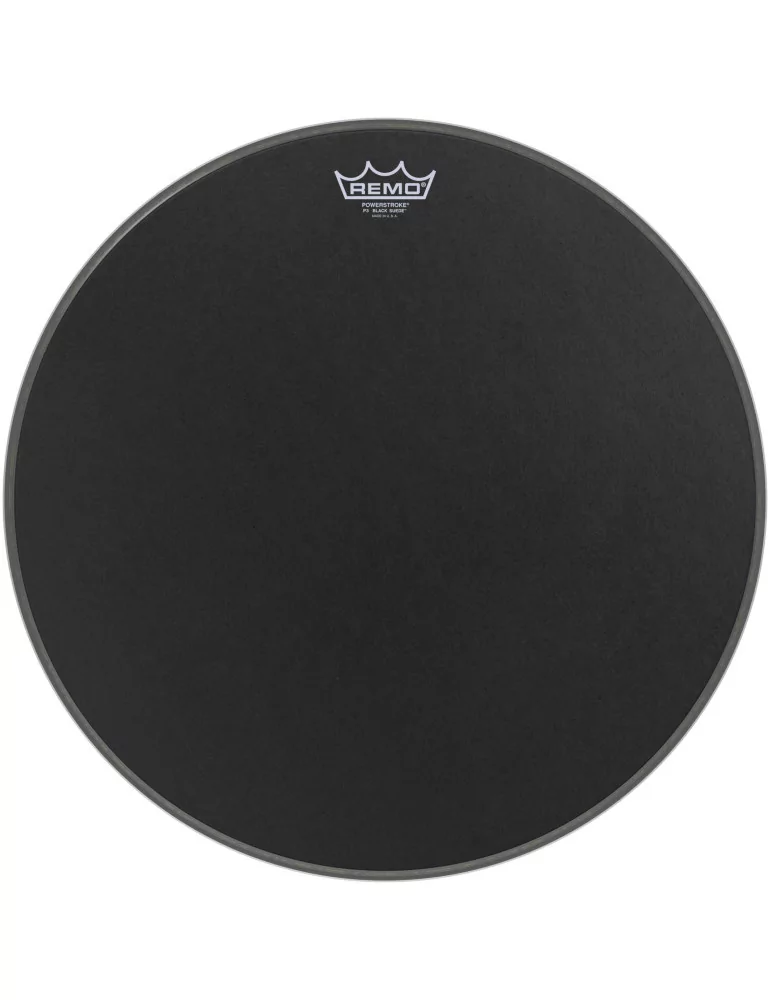  REMO P3-1820-ES Parche Powerstroke 3 Black Suede 20 "para bombo|MusicGoodDeal 