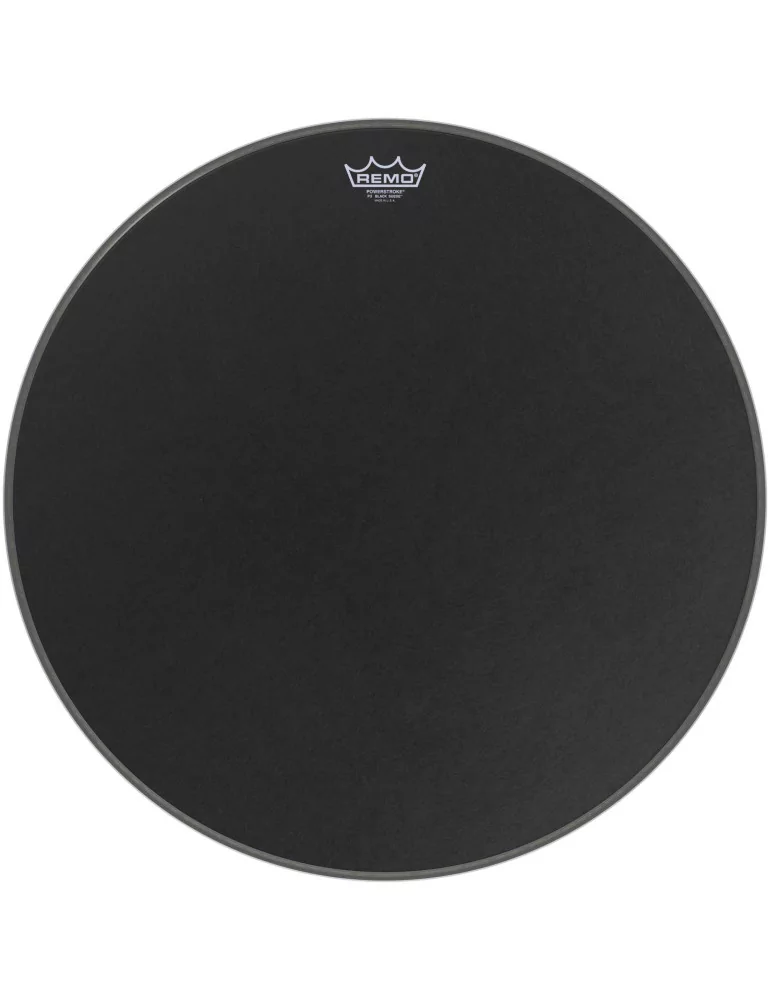  REMO P3-1824-ES Parche Powerstroke 3 Black Suede 24 "para bombo|MusicGoodDeal 